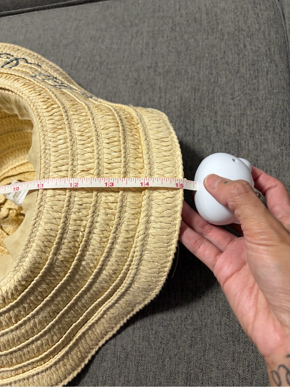 George Natural Straw Sun Hat - Picture 5 of 5